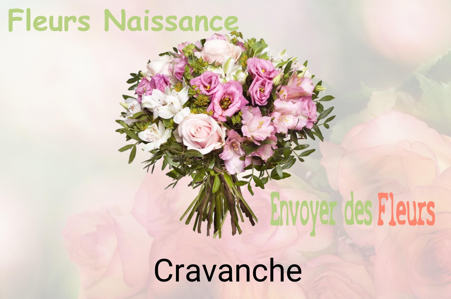 Bouquet de fleurs de naissance livré à Cravanche
